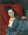 Joseph-Desire Court Half-length Woman Lying on a Couch painting